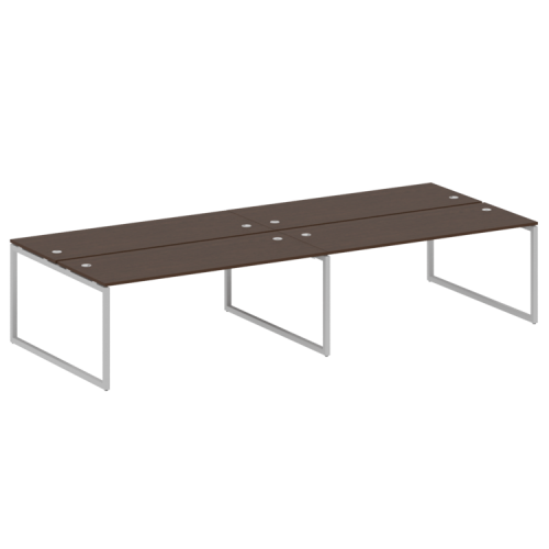 Бенч-система на 4 места на О-обр. м/к Metal System Quattro 40БО.СМ-4.5  фото 5