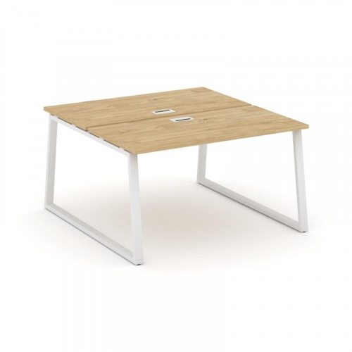 Style Project Рабочая станция 2-х сторон. SN-6T1.DRS-022 Акация Лорка/Металл Антрацит/Заглушка Пласт фото 3