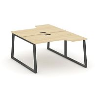 Style Project Рабочая станция эргоном. SN-6T1.DRPA-022 Акация Лорка/Металл Антрацит/Заглушка Пластик