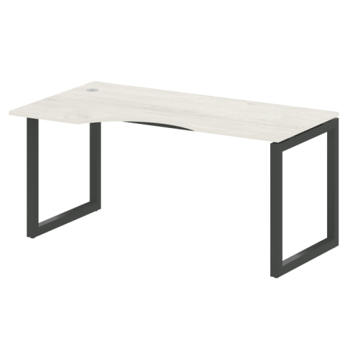 Стол криволинейный левый на О-обр. м/к Metal System Quattro 50БО.СА-1 (L) фото 4 Стол криволинейный левый на О-обр. м/к Metal System Quattro 50БО.СА-1 (L) фото 4