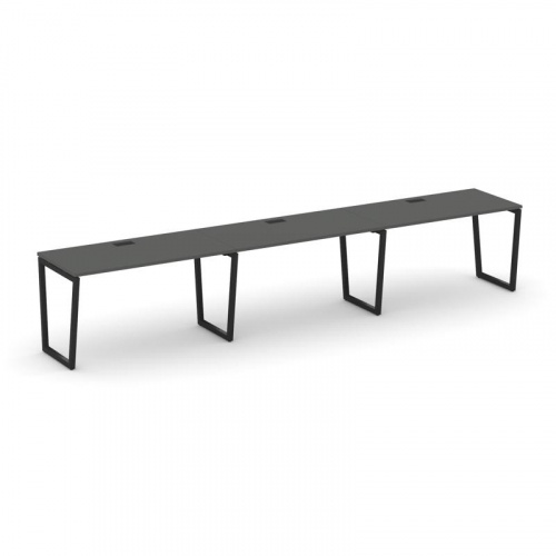 Style Project Рабочая станция 1 сторон. SN-4T2.ORS-053 Акация Лорка/Металл Антрацит/Заглушка Пластик фото 6