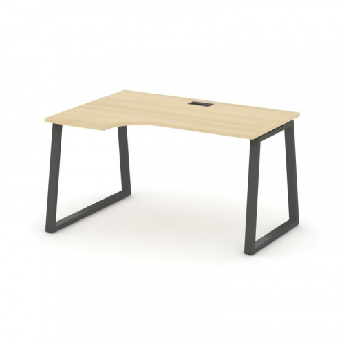 Style Project Стол рабочий эргоном. SN-6T1.SPA-021(L) Акация Лорка/Металл Антрацит/Заглушка Пластик фото 28
