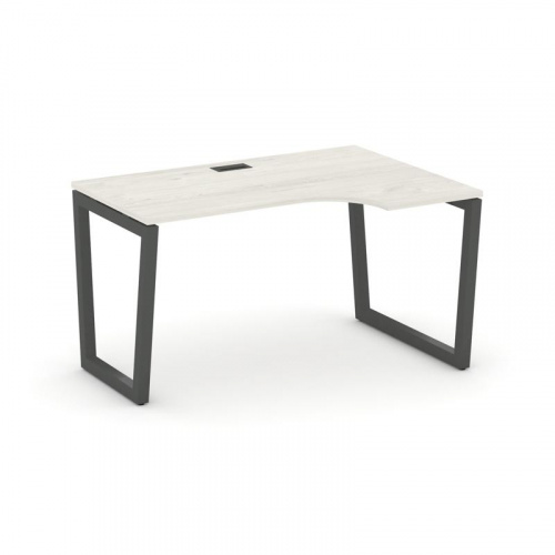 Style Project Стол рабочий эргоном. SN-5T2.SPA-021(R) Акация Лорка/Металл Антрацит/Заглушка Пластик фото 24