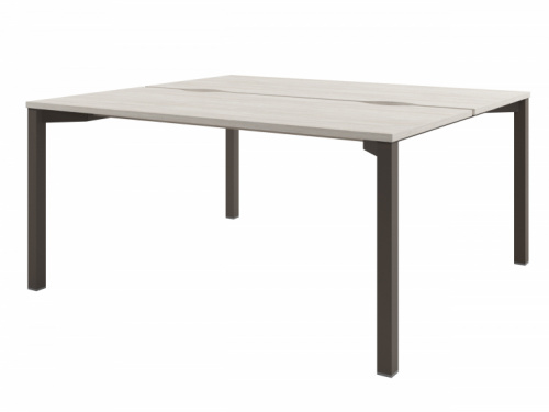 Стол тандем на металлокаркасе D-42