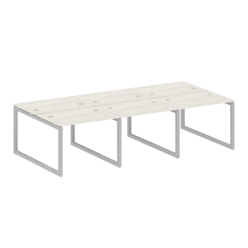 Бенч-система на 6 рабочих мест на О-обр. м/к Metal System Quattro 50БО.СМ-6.1 фото 6