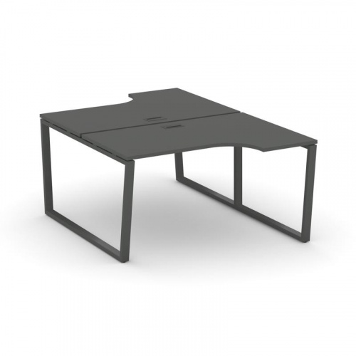 Style Project Рабочая станция эргоном. SN-6T2.DRPA-002 Акация Лорка/Металл Антрацит/Заглушка Пластик фото 27