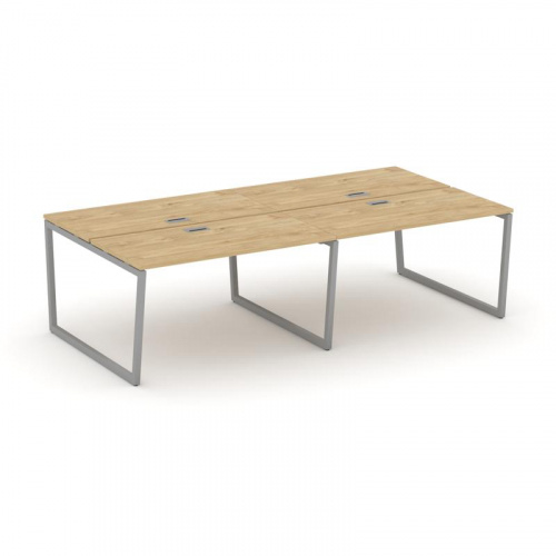 Style Project Рабочая станция 2-х сторон. SN-4T2.DRS-043 Акация Лорка/Металл Антрацит/Заглушка Пласт фото 2