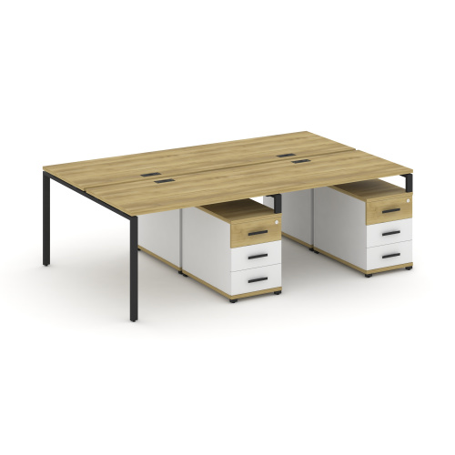 Бенч-система на 4 места с 2 опорными тумбами Concept CN.DRS-318 фото 6