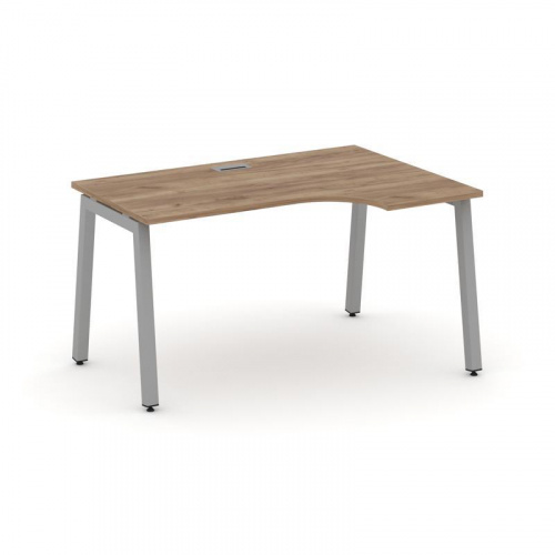 Style Project Стол рабочий эргоном. SN-5A.SPA-002(R) Дуб Табак/Металл Антрацит 1580*600/980*750 фото 10
