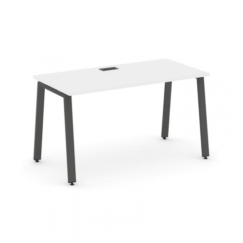 Style Project Стол письменный SN-6A.SP-013 Тиквуд Светлый/Металл Белый 1380*700*750 фото 25