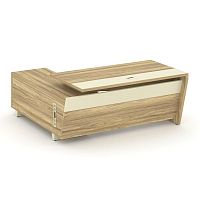 Стол руководителя с тумбой Corner COR.SRT-18 (R)