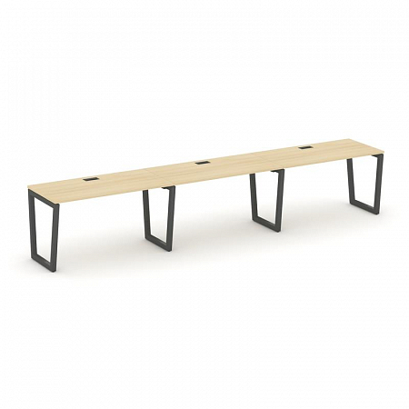 Style Project Рабочая станция 1 сторон. SN-5T2.ORS-033 Акация Лорка/Металл Антрацит/Заглушка Пластик