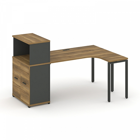 Стол эргономичный с опорным распашным шкафом Concept CN.SA-213(R)