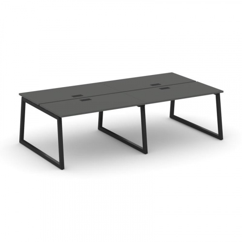 Style Project Рабочая станция 2-х сторон. SN-5T1.DRS-031 Акация Лорка/Металл Антрацит/Заглушка Пласт фото 6