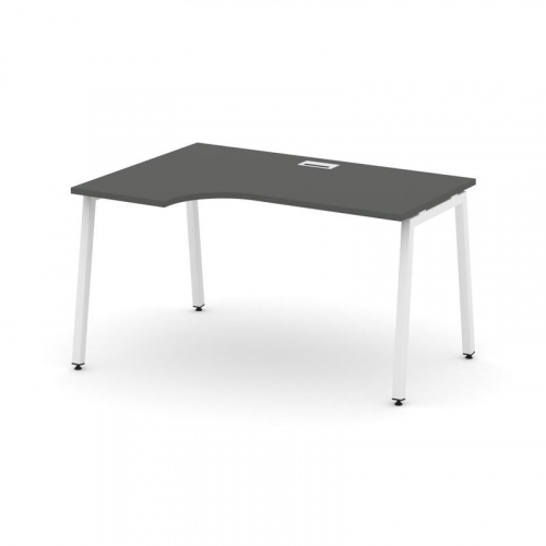 Style Project Стол рабочий эргоном. SN-4A.SPA-012(L) Акация Лорка/Металл Белый 1580*700/980*750 фото 20