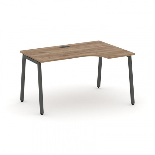 Style Project Стол рабочий эргоном. SN-4A.SPA-001(R) Белый/Металл Белый 1380*600/980*750 фото 22