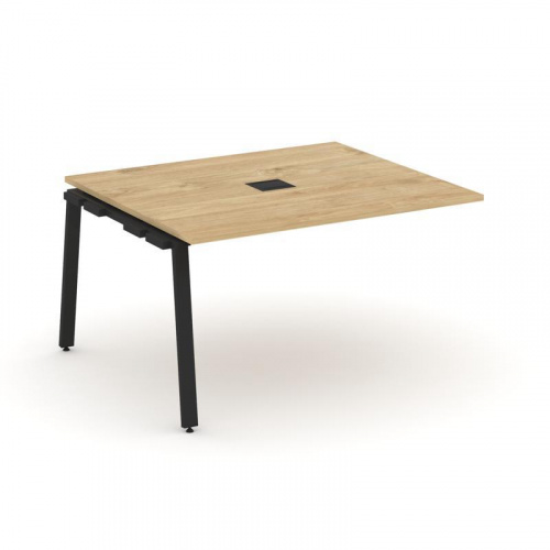 Style Project Проходной наб. элем. перег. стола SN-6A.NSPRG-032 Акация Лорка/Металл Белый 1180*1180* фото 3