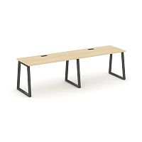 Style Project Рабочая станция 1 сторон. SN-6T1.ORS-004 Акация Лорка/Металл Антрацит/Заглушка Пластик