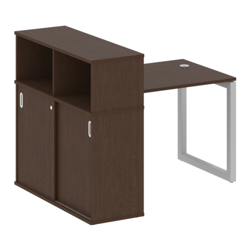 Стол офисный с шкафом-купе на О-обр. м/к Metal System Quattro 50БО.РС-СШК-3.1 фото 7 Стол офисный с шкафом-купе на О-обр. м/к Metal System Quattro 50БО.РС-СШК-3.1 фото 7
