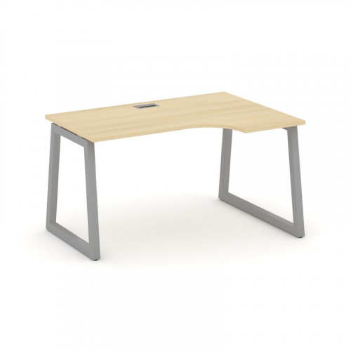 Style Project Стол рабочий эргоном. SN-5T1.SPA-002(R) Акация Лорка/Металл Антрацит/Заглушка Пластик фото 20