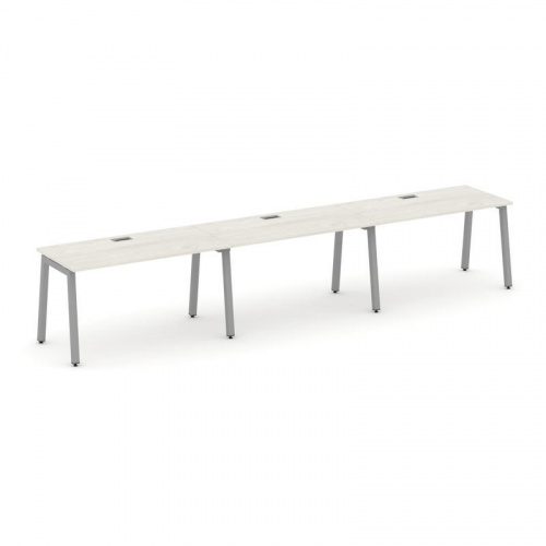 Style Project Рабочая станция 1 сторон. SN-5A.ORS-041 Акация Лорка/Металл Белый 2940*700*750 фото 12