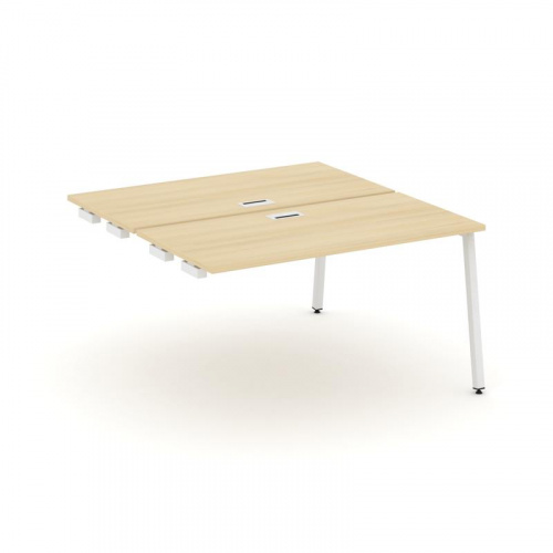 Style Project Стол-приставка к опор. элем. SN-4A.DPRS-014 Тиквуд Светлый/Металл Белый 1580*1432*750 фото 22