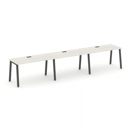 Style Project Рабочая станция 1 сторон. SN-6A.ORS-034 Тиквуд Светлый/Металл Белый 4740*600*750 фото 23