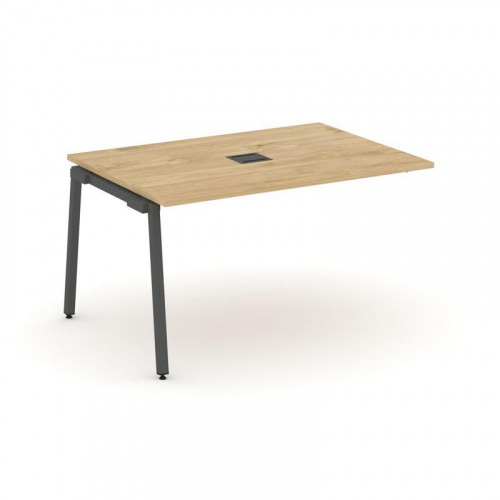 Style Project Проходной наб. элем. перег. стола SN-4A.NSPRG-004 Антрацит/Металл Белый 1580*980*750 фото 5