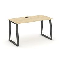 Style Project Стол письменный SN-6T1.SP-004 Акация Лорка/Металл Антрацит/Заглушка Пластик Черный 158