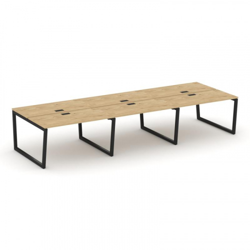 Style Project Рабочая станция 2-х сторон. SN-5T2.DRS-072 Акация Лорка/Металл Антрацит/Заглушка Пласт