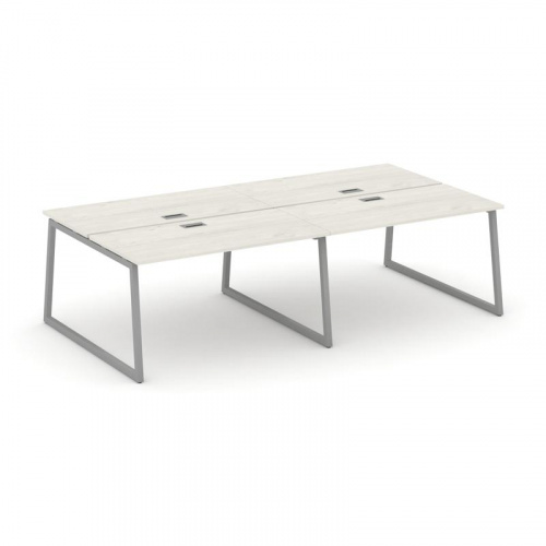 Style Project Рабочая станция 2-х сторон. SN-4T1.DRS-043 Акация Лорка/Металл Антрацит/Заглушка Пласт фото 17