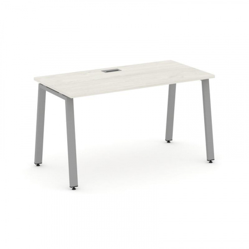 Style Project Стол письменный SN-6A.SP-013 Тиквуд Светлый/Металл Белый 1380*700*750 фото 5