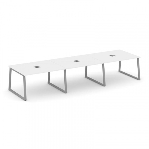 Style Project Стол переговорный SN-6T1.SPRG-054 Акация Лорка/Металл Антрацит/Заглушка Металл Антраци фото 17