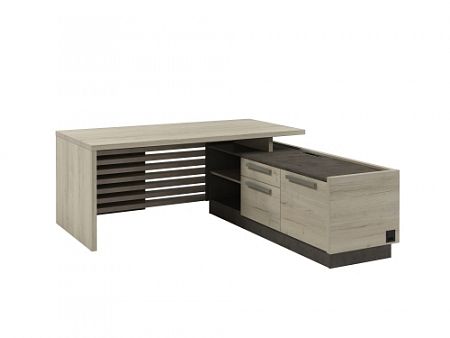 Стол для руководителя с опорной тумбой Z-218ПР.1000 с блоком розеток