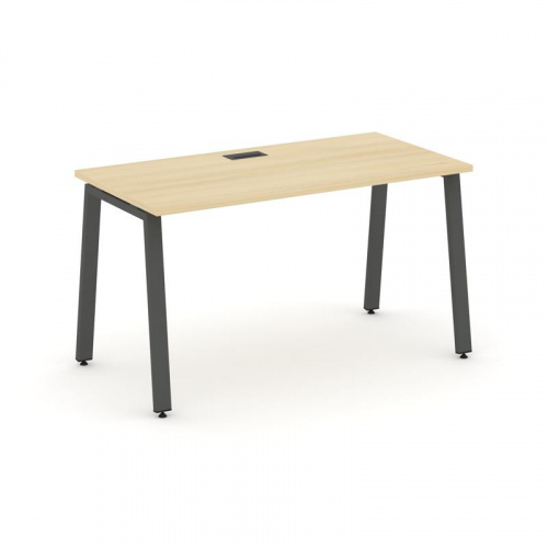 Style Project Стол письменный SN-6A.SP-013 Тиквуд Светлый/Металл Белый 1380*700*750 фото 21