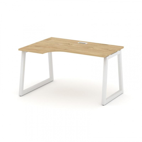 Style Project Стол рабочий эргоном. SN-5T1.SPA-021(L) Акация Лорка/Металл Антрацит/Заглушка Пластик фото 3 Style Project Стол рабочий эргоном. SN-5T1.SPA-021(L) Акация Лорка/Металл Антрацит/Заглушка Пластик фото 3