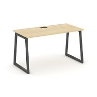 Style Project Стол письменный SN-4T1.SP-003 Акация Лорка/Металл Антрацит/Заглушка Пластик Черный 138