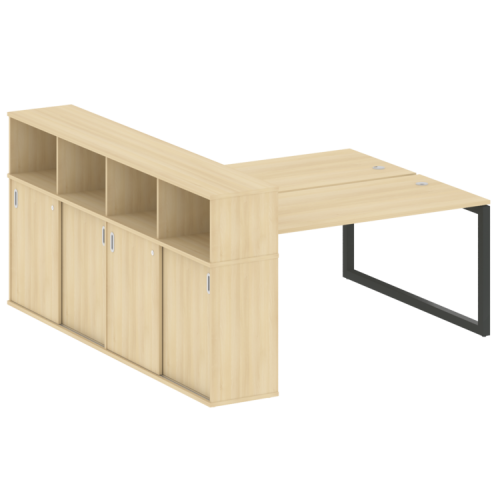 Бенч-система с шкафом-купе на О-обр. м/к Metal System Quattro 50БО.РС-СШК-4.4 фото 14