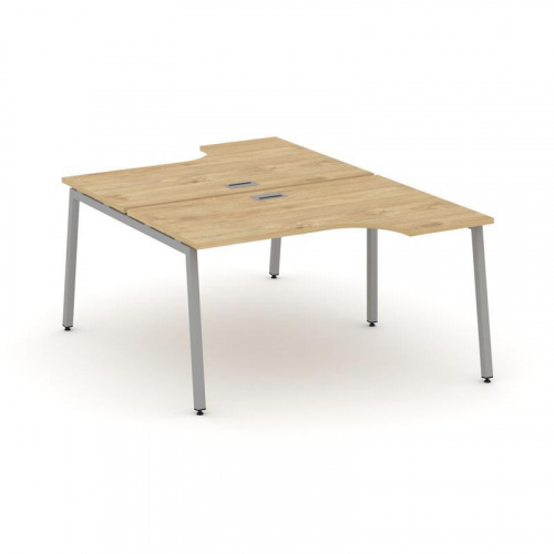 Style Project Рабочая станция эргоном. SN-4A.DRPA-012 Дуб Табак/Металл Антрацит 1580*1432/1992*750 фото 6