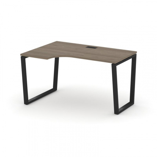 Style Project Стол рабочий эргоном. SN-6T2.SPA-012(L) Акация Лорка/Металл Антрацит/Заглушка Пластик фото 7