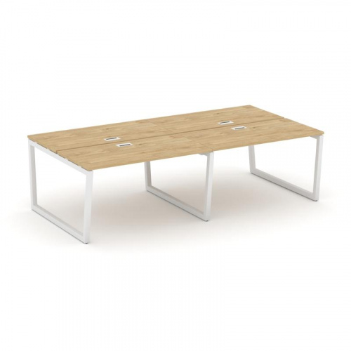 Style Project Рабочая станция 2-х сторон. SN-5T2.DRS-053 Акация Лорка/Металл Антрацит/Заглушка Пласт фото 3