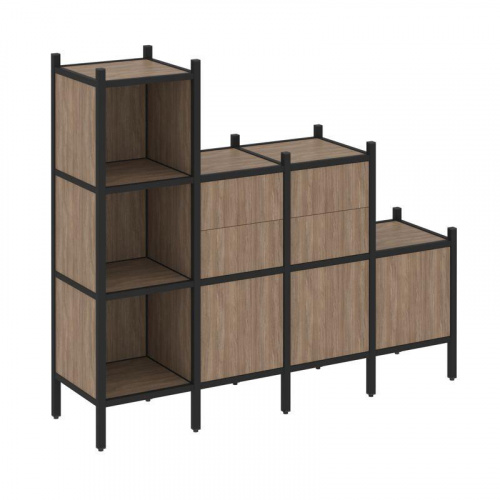 Стеллаж офисный прямой Loft VR.L-17 фото 10 Стеллаж офисный прямой Loft VR.L-17 фото 10