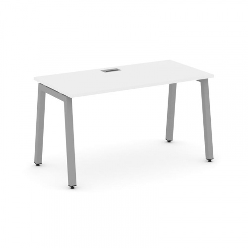 Style Project Стол письменный SN-5A.SP-013 Дуб Наварра/Металл Белый 1380*700*750 фото 5