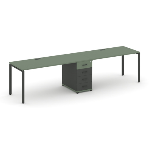 Бенч-система на 2 места с 1 опорной тумбой Concept CN.ORS-401 фото 2