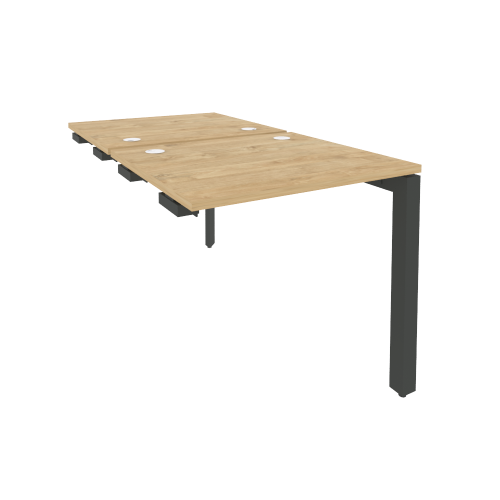 Стол-приставка двойной на П-обр. м/к Onix O.MP-D.SPR-0.7 фото 12