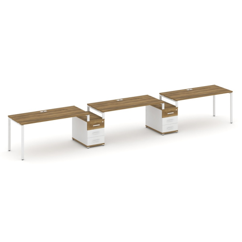 Бенч-система на 3 места с 2 опорными тумбами Concept CN.ORS-328 фото 8