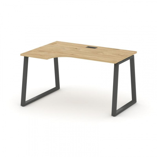 Style Project Стол рабочий эргоном. SN-6T1.SPA-021(L) Акация Лорка/Металл Антрацит/Заглушка Пластик фото 22