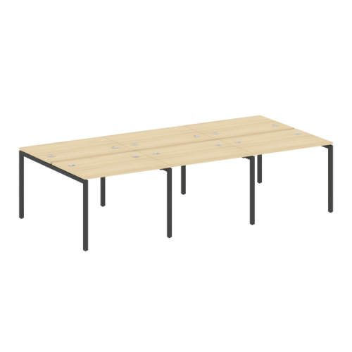 Бенч-система на 6 рабочих мест на П-обр. м/к Metal System Quattro 40БП.СМ-6.1 фото 15