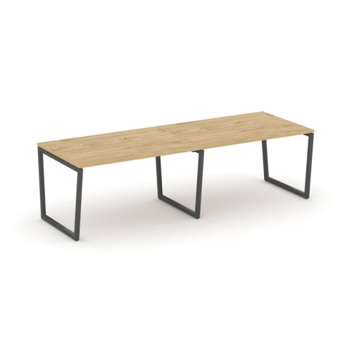 Style Project Стол переговорный SN-4T2.SPRG-011.3 Акация Лорка/Металл Антрацит 1960*980*750 фото 22