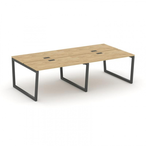 Style Project Рабочая станция 2-х сторон. SN-5T2.DRS-053 Акация Лорка/Металл Антрацит/Заглушка Пласт фото 22